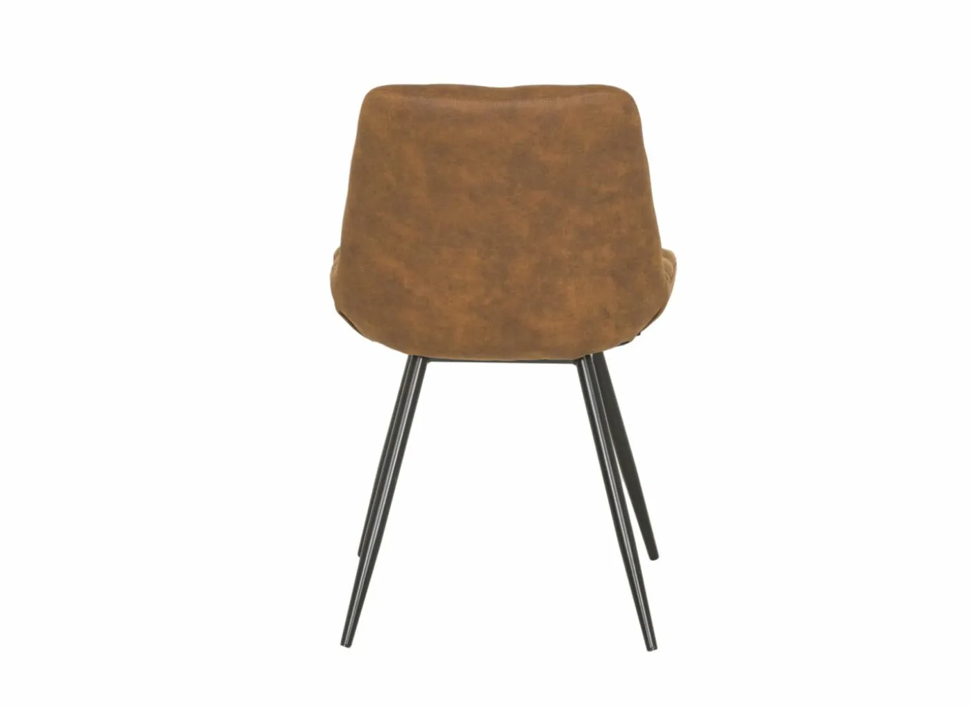 Stoel Driss 51x53x80cm - stof - cognac