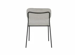 Stoel Epoca 46x54,5x85cm - stof - beige