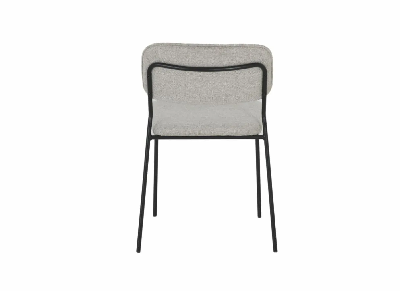 Stoel Epoca 46x54,5x85cm - stof - beige