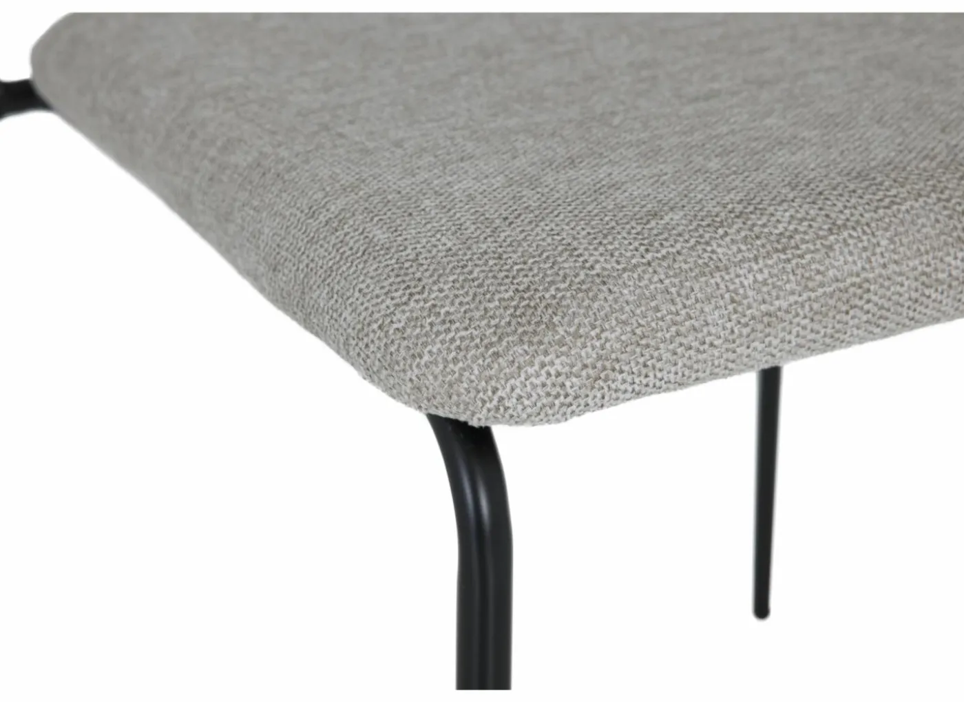 Stoel Epoca 46x54,5x85cm - stof - beige