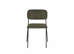 Stoel Epoca 46x59x79cm - stof - groen