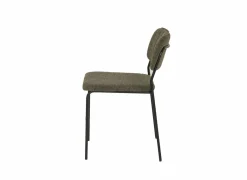 Stoel Epoca 46x59x79cm - stof - groen