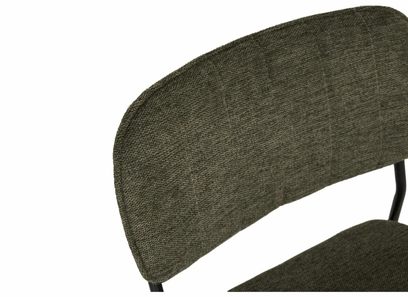 Stoel Epoca 46x59x79cm - stof - groen