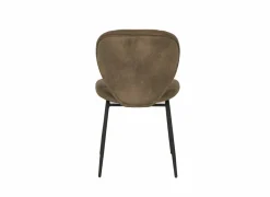 Stoel Factory 50x57x84cm - stof - bruin