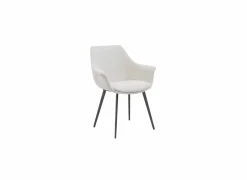 Stoel Fairy 62x64x84cm - bouclé - cream
