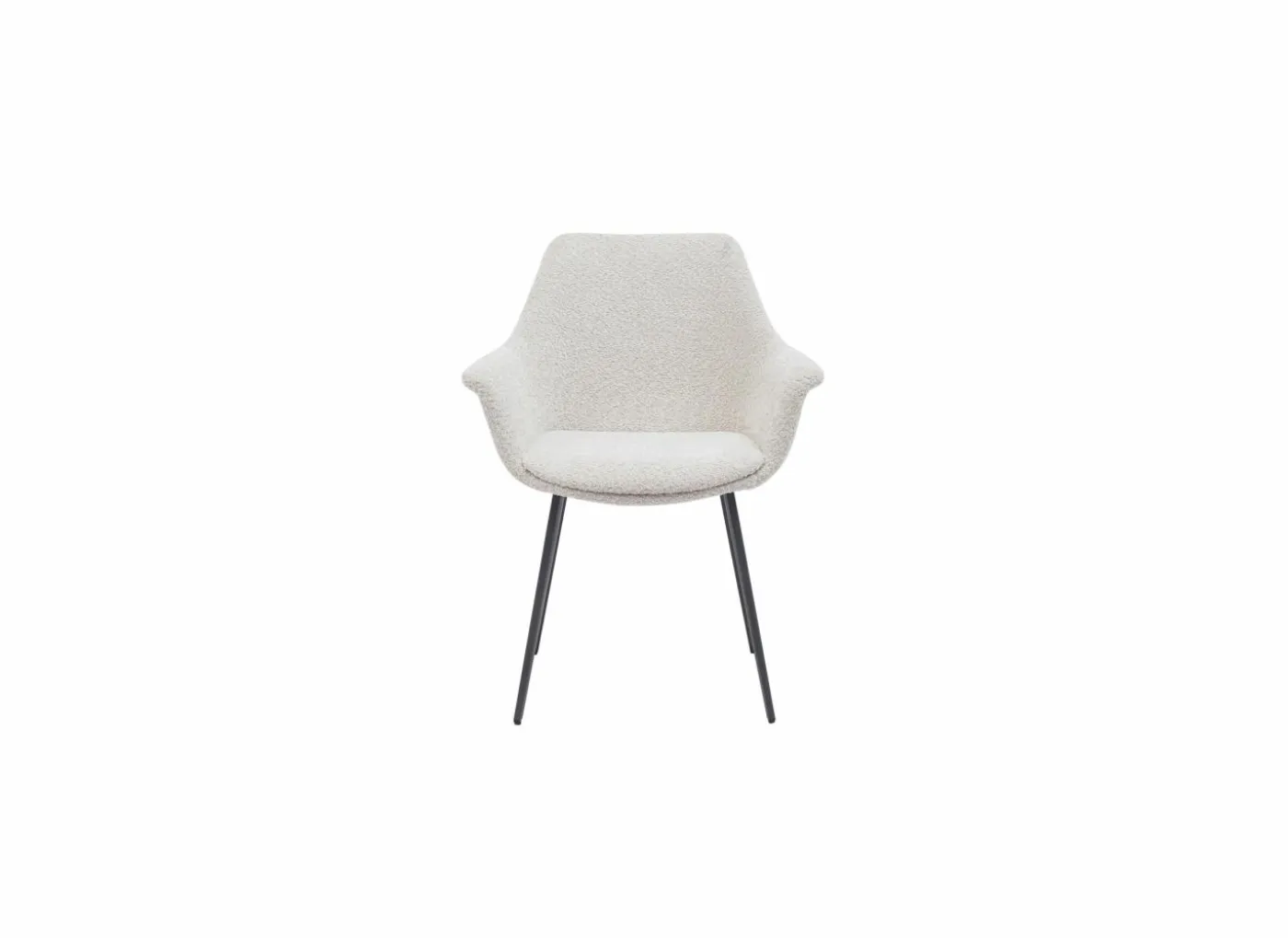 Stoel Fairy 62x64x84cm - bouclé - cream