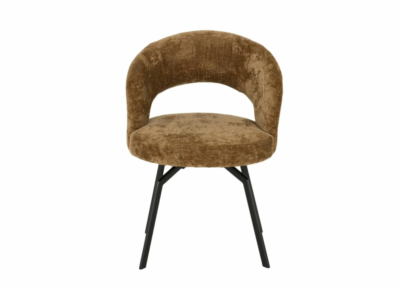 Stoel Festo stof bruin