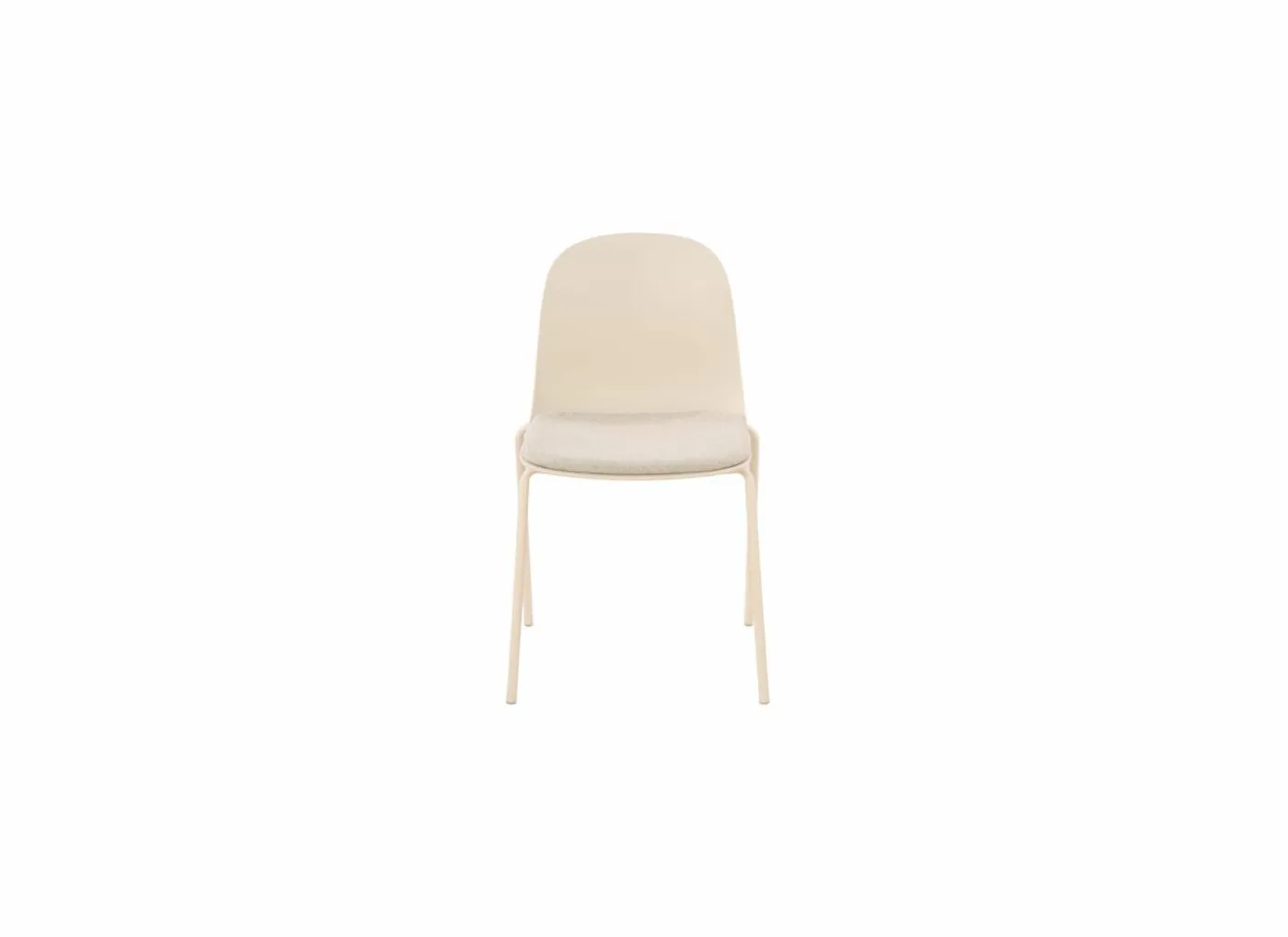 Stoel Finch 49x51,5x84,5cm - kunststof - cream