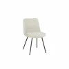 Stoel Found 50x60x82cm - bouclé - wit