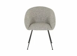 Stoel Foy 60x62x79cm - stof - grijs