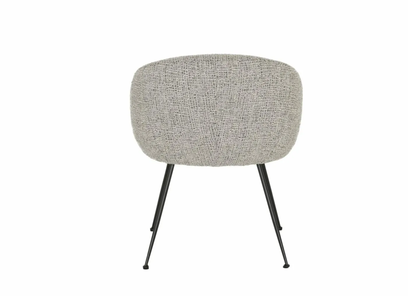 Stoel Foy 60x62x79cm - stof - grijs