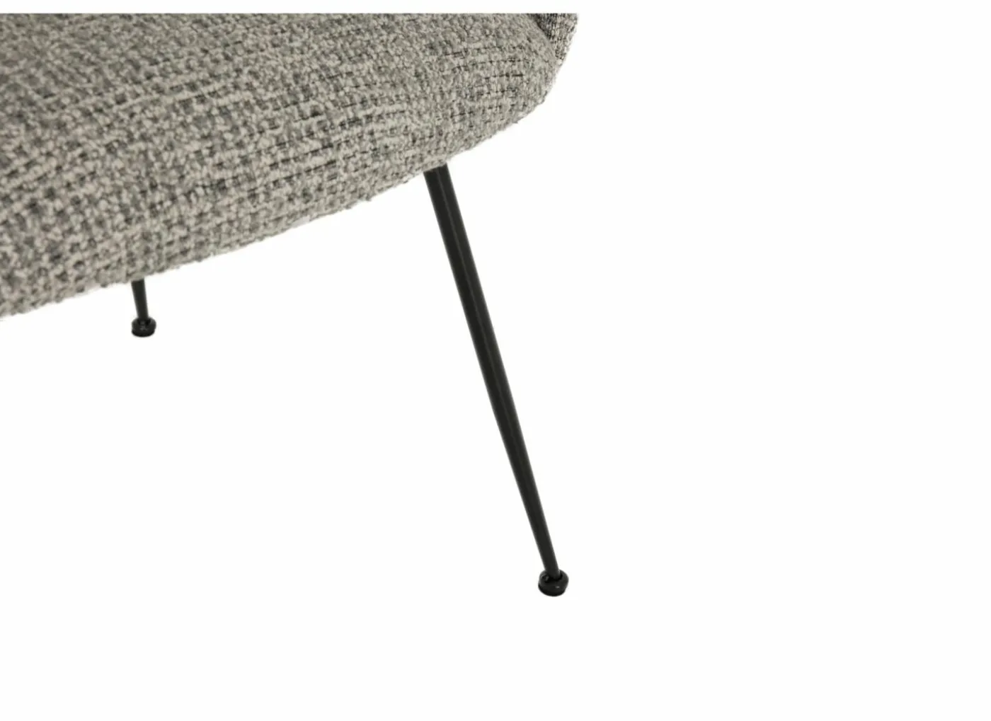 Stoel Foy 60x62x79cm - stof - grijs