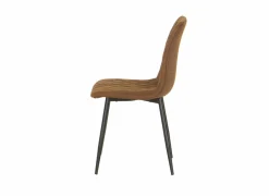 Stoel Furu 45x51x85cm - microvezel - cognac