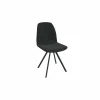 Stoel Girona 45,5x55x88cm - kunststof - zwart