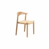 Stoel Harvey 57x53x79cm - eik massief rotan - naturel
