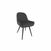 Stoel House 53x61,6x86,5cm - stof - grijs