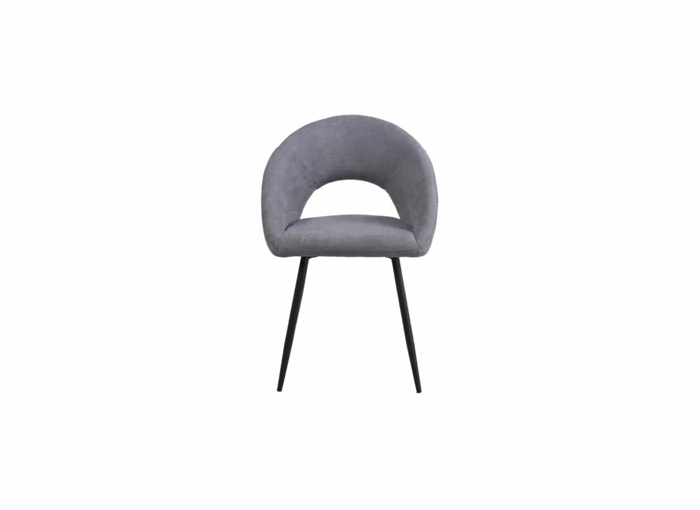 Stoel Imago 57,5x54,8x82,5cm - stof - donkergrijs