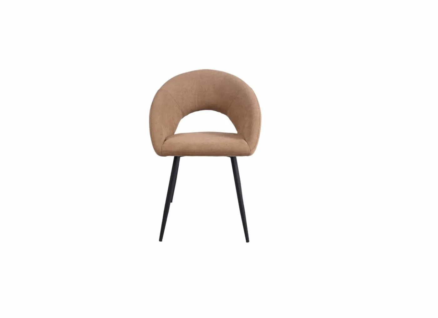 Stoel Imago 57,5x54,8x82,5cm - stof - muskaat