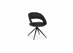 Stoel Indy  58x60x85cm - stof - antraciet