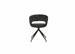 Stoel Indy 58x60x85cm - stof - antraciet