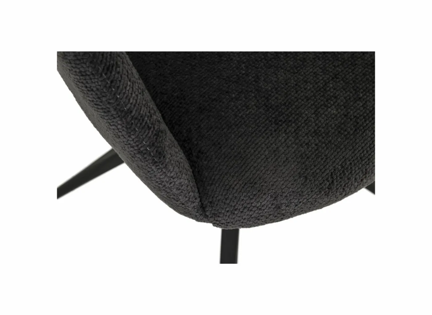 Stoel Indy 58x60x85cm - stof - antraciet