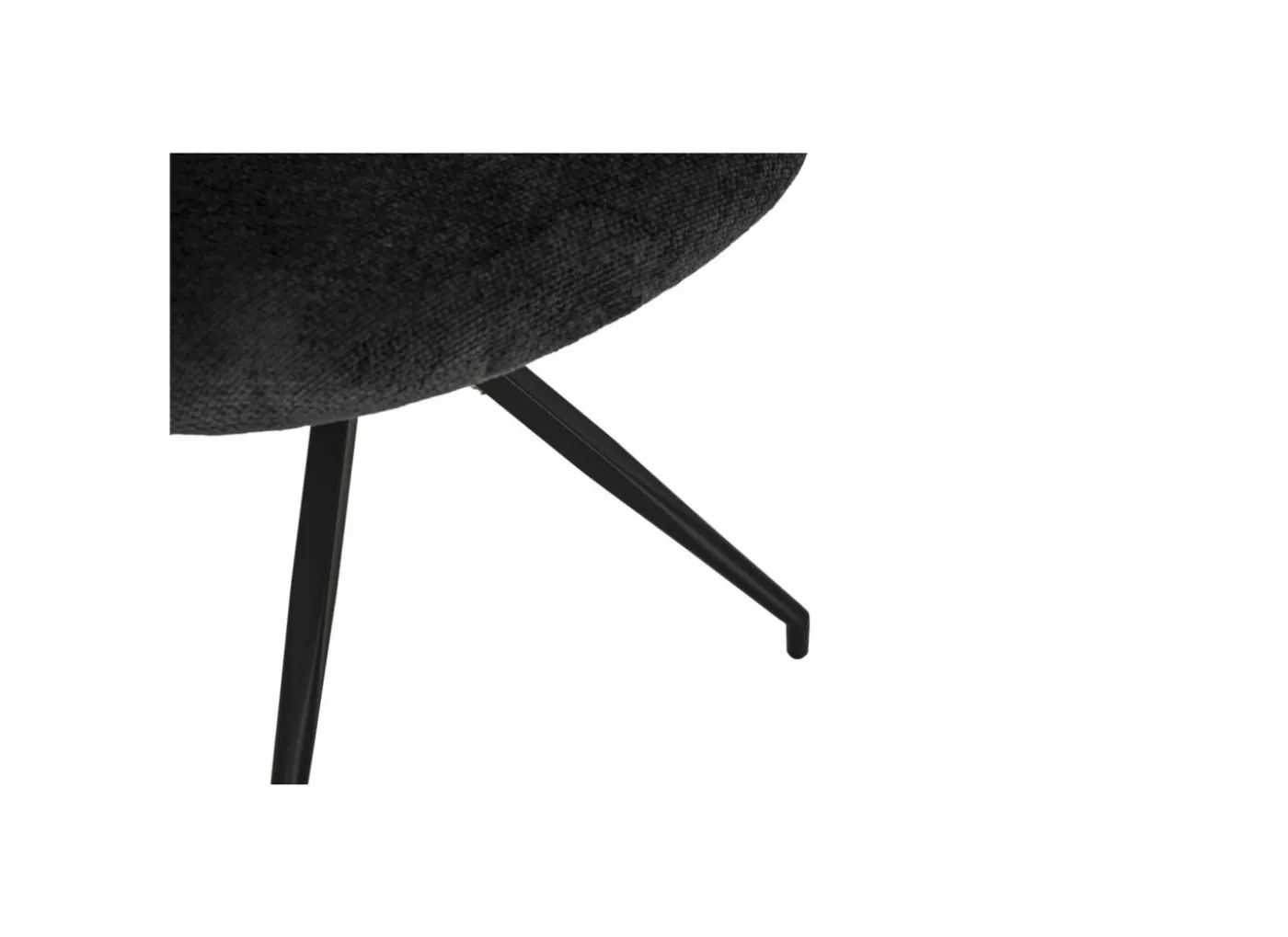Stoel Indy 58x60x85cm - stof - antraciet