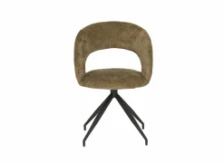 Stoel Indy  58x60x85cm - stof - curry
