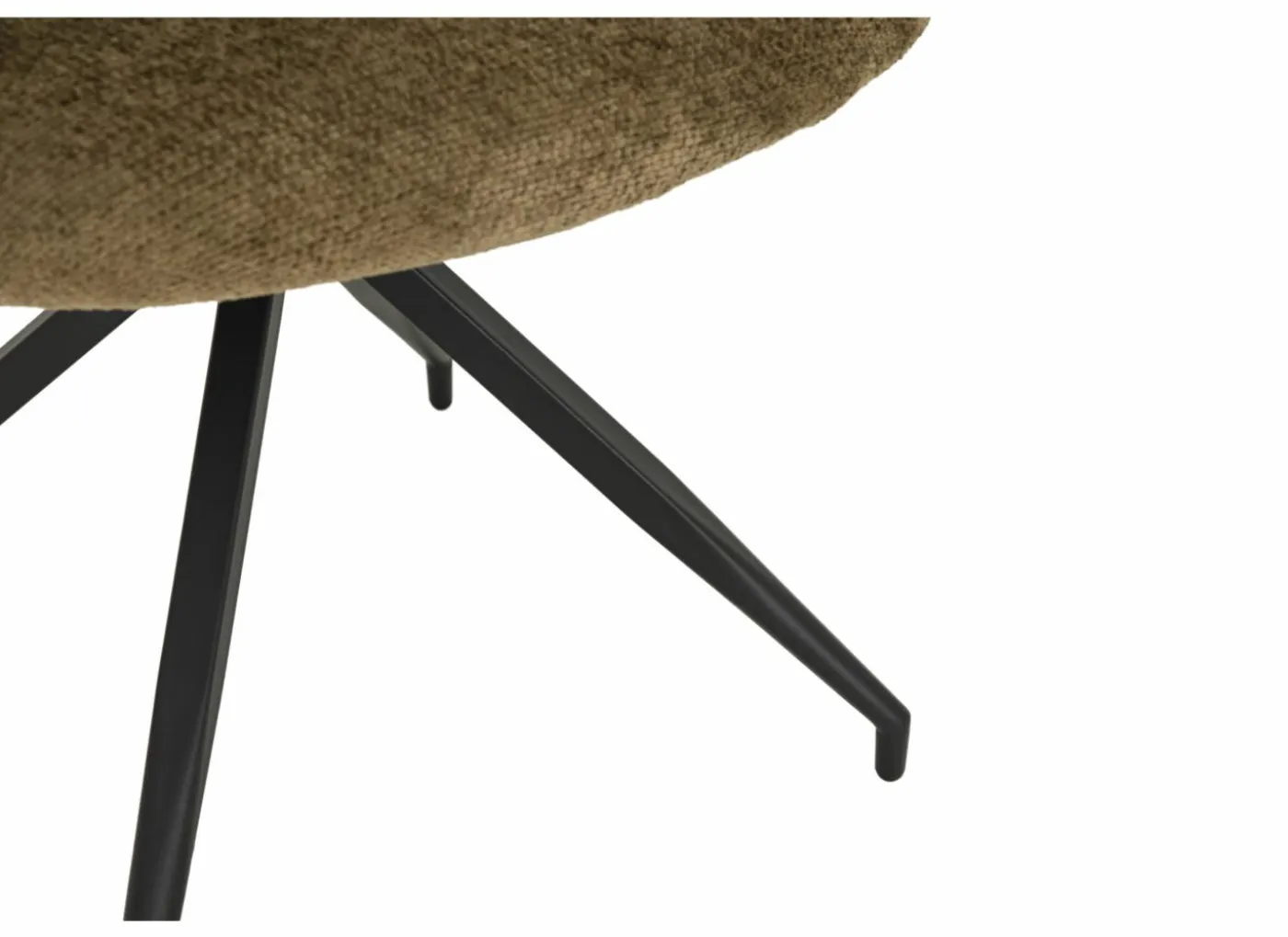 Stoel Indy 58x60x85cm - stof - curry