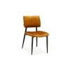 Stoel Ivan 48x60x85cm - stof - goldy gold