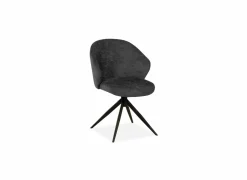 Stoel Jane Movie 57x66x87cm - stof - antraciet
