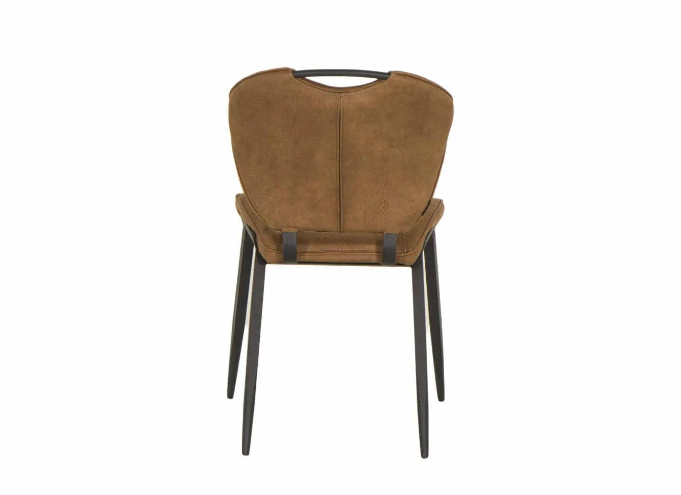 Stoel Jim 49x62x87cm - stof - luxor cognac