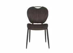 Stoel Jim 49x62x87cm - stof - luxor antraciet