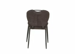 Stoel Jim 49x62x87cm - stof - luxor antraciet