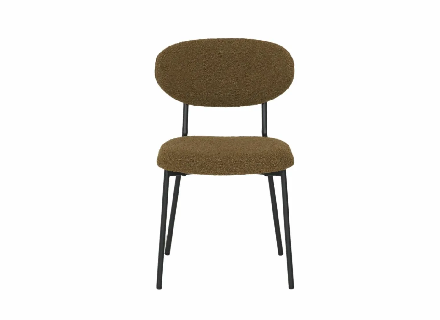 Stoel Jumper 46x53x79cm - stof - mosterd