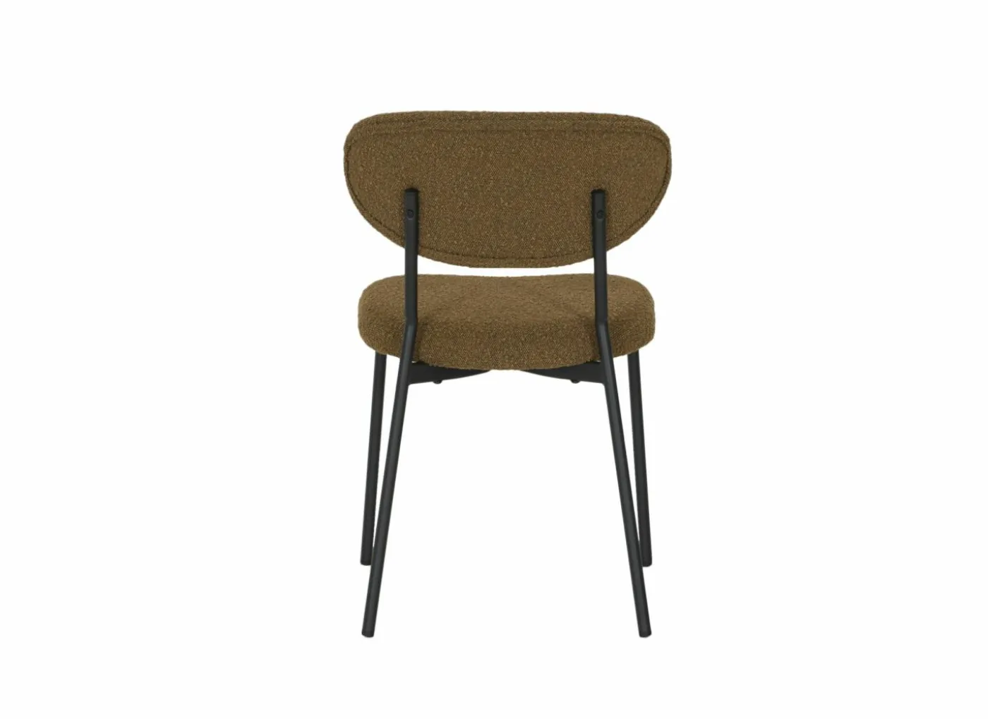 Stoel Jumper 46x53x79cm - stof - mosterd
