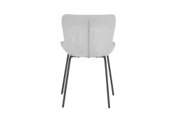 Stoel Jutta 48x57,5x81cm - polyestervezel - lichtgrijs