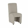 Stoel Larissa 50x70x100cm - stof - greige