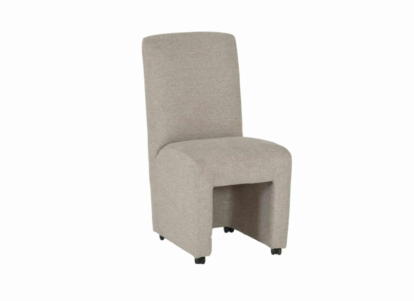 Stoel Larissa 50x70x100cm - stof - greige