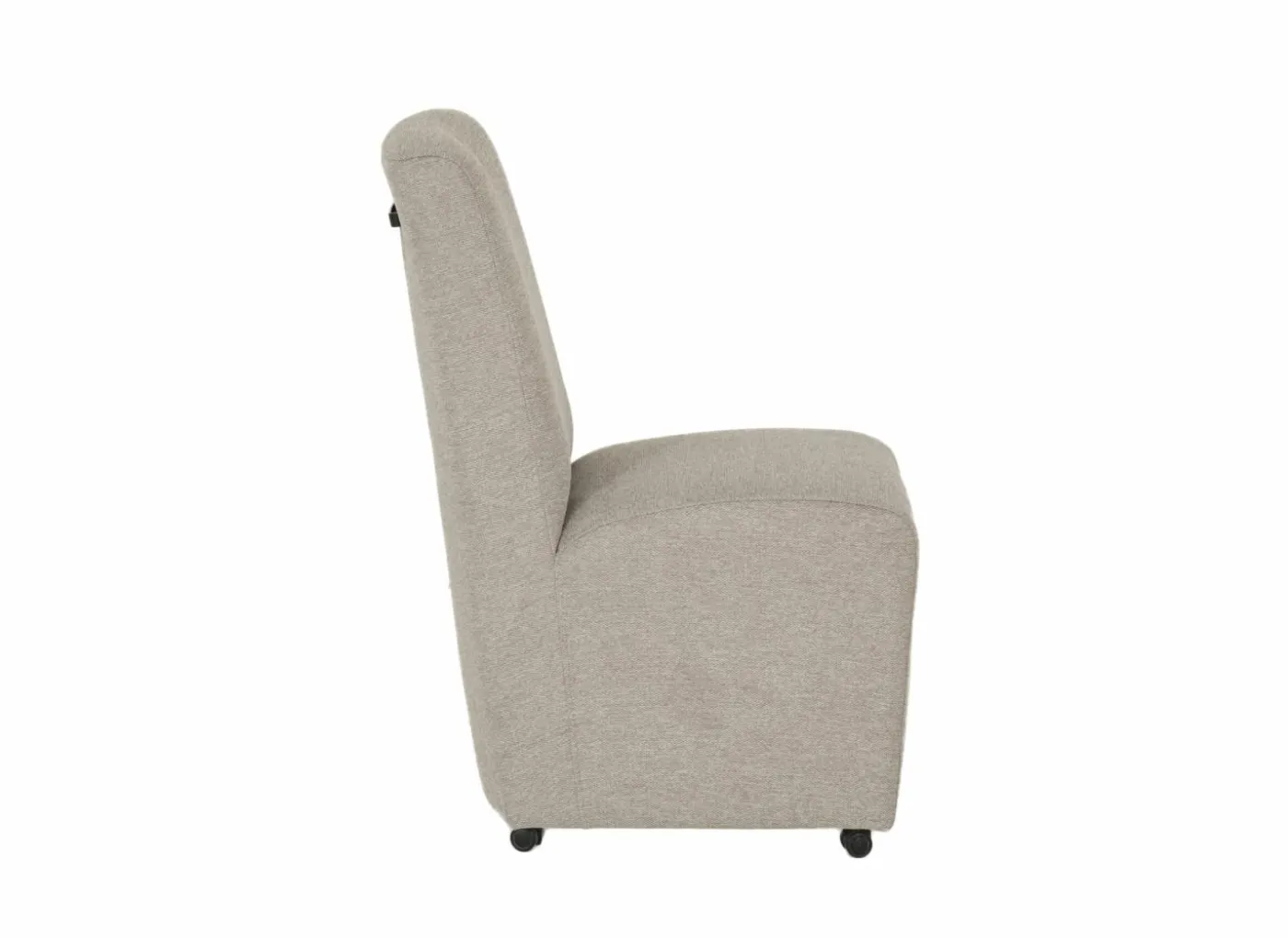 Stoel Larissa 50x70x100cm - stof - greige