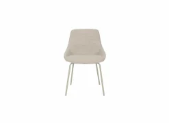Stoel Lennon 53x57x87cm - stof - beige