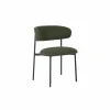 Stoel Luke 54,5x58x79cm - bouclé - groen