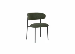 Stoel Luke 54,5x58x79cm - bouclé - groen