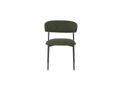 Stoel Luke 54,5x58x79cm - bouclé - groen