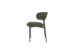 Stoel Luke 54,5x58x79cm - bouclé - groen