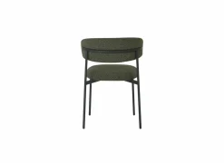 Stoel Luke 54,5x58x79cm - bouclé - groen