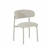 Stoel Luke 54,5x58x79cm - bouclé - taupe beige