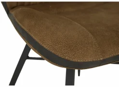 Stoel Mace 50,5x61x87cm - stof - zorro cognac