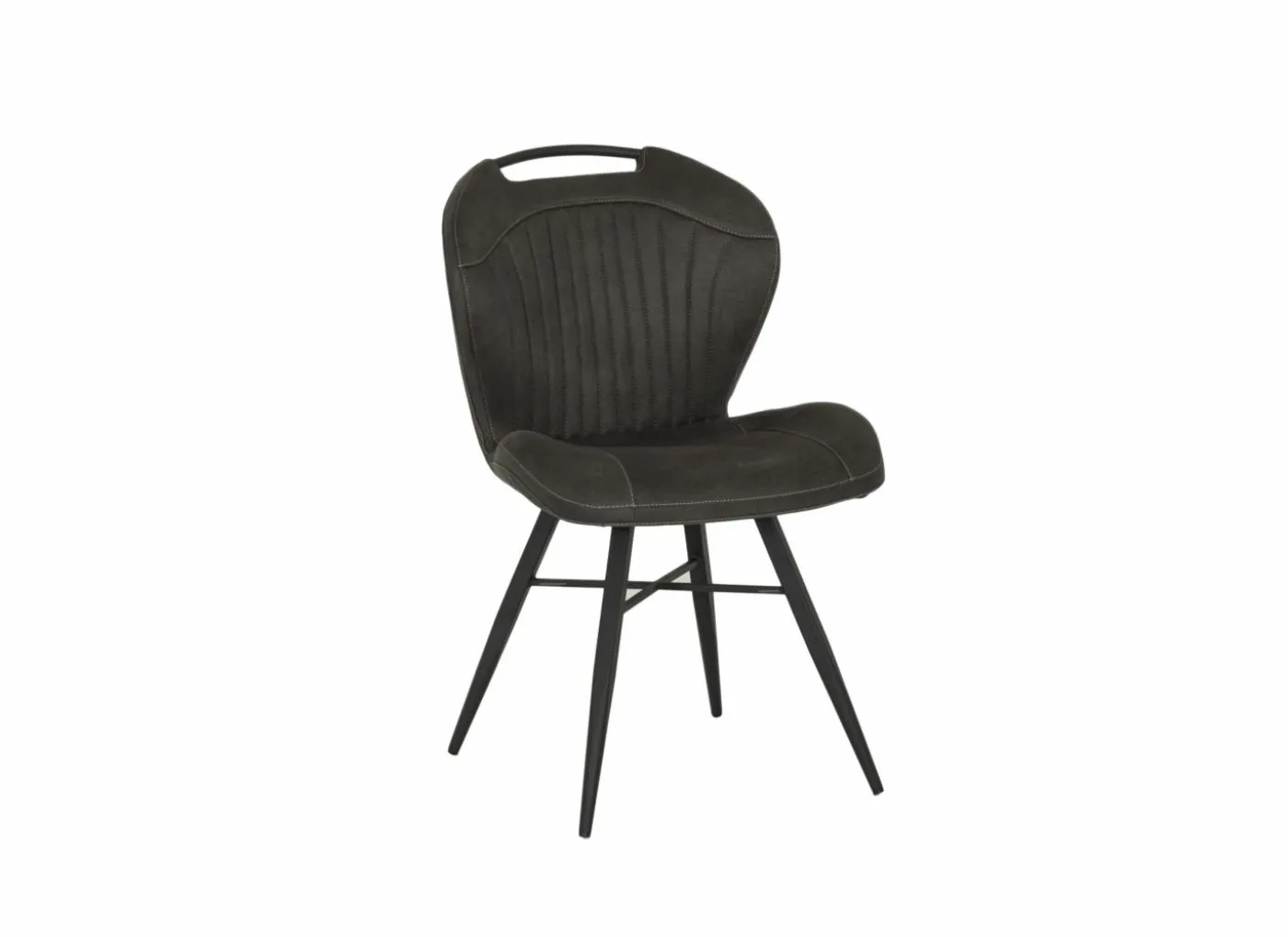 Stoel Mace 50,5x61x87cm - stof - zorro antraciet