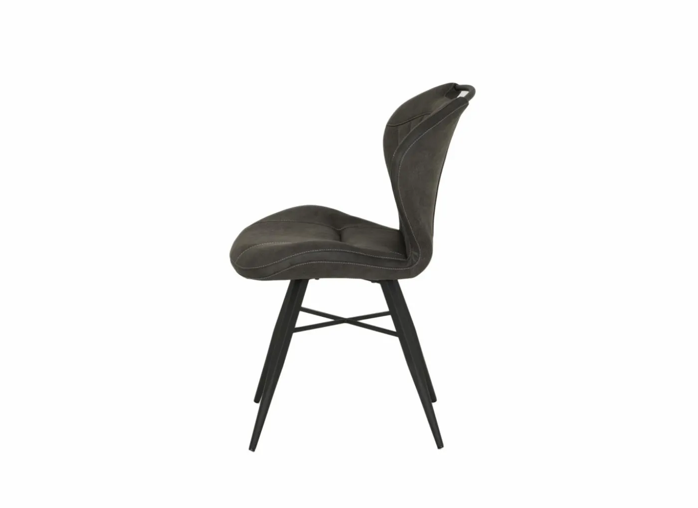 Stoel Mace 50,5x61x87cm - stof - zorro antraciet