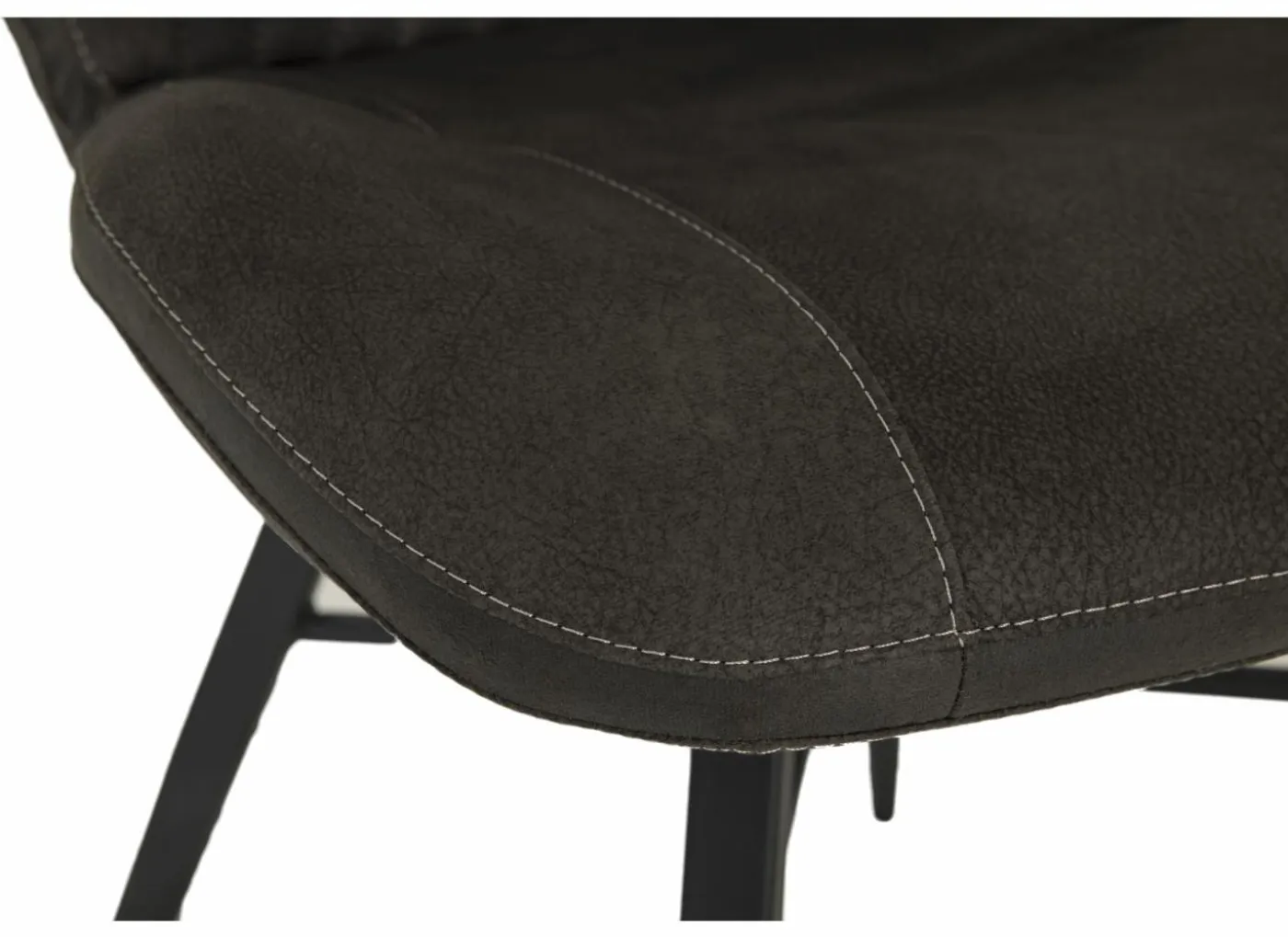Stoel Mace 50,5x61x87cm - stof - zorro antraciet
